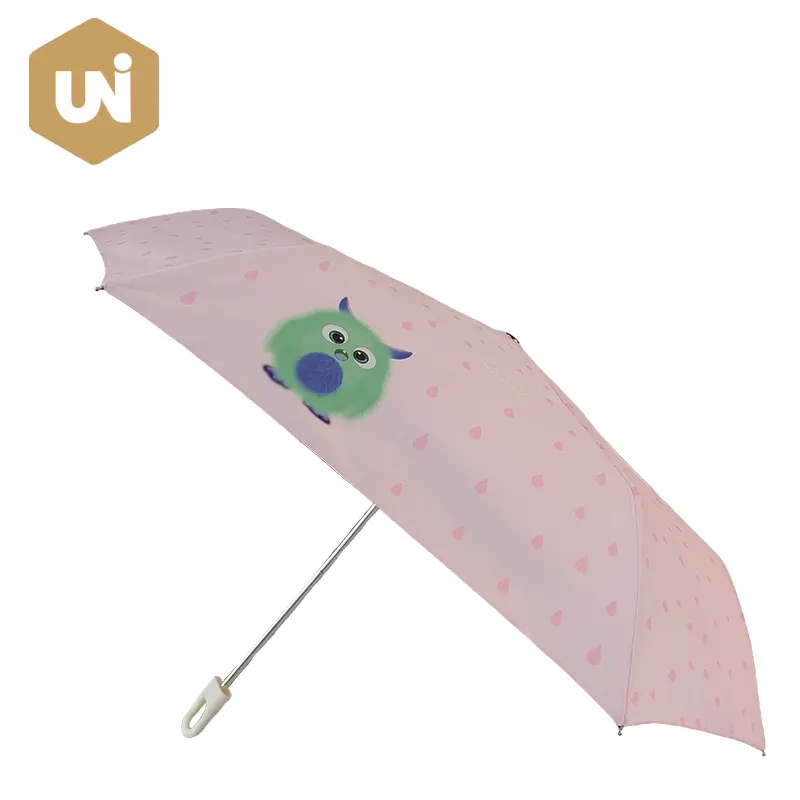 Lightweight and Adorable Animal Folding Manual Open Umbrella